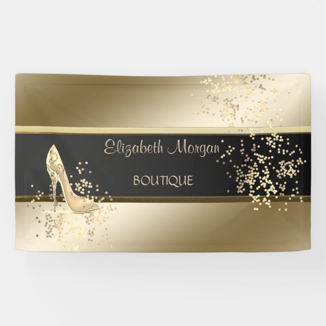 Banderoles Chic Moderne, Lumineux, Talons Hauts (Horizontal)