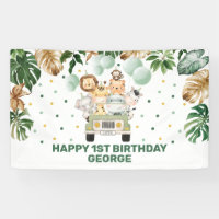 Chic Safari Jungle Animaux Blush Floral Baby Girl