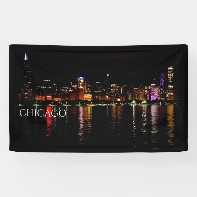 Banderoles Chicago Skyline (Horizontal)