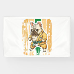 Banderoles Chien connaît Karate