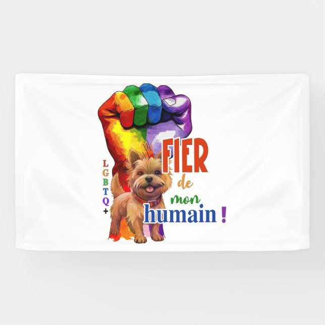 Banderoles Chien de Norwich Terrier (Horizontal)