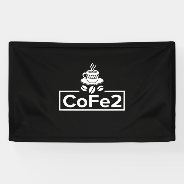 Banderoles Chimie Enseignant Louveur de café (Horizontal)