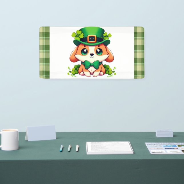 Banderoles Chiot de la Saint-Patricks (Salon professionnel)