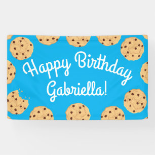 Banderoles Chocolat Chip Cookie Enfants 1er Anniversaire Fêt