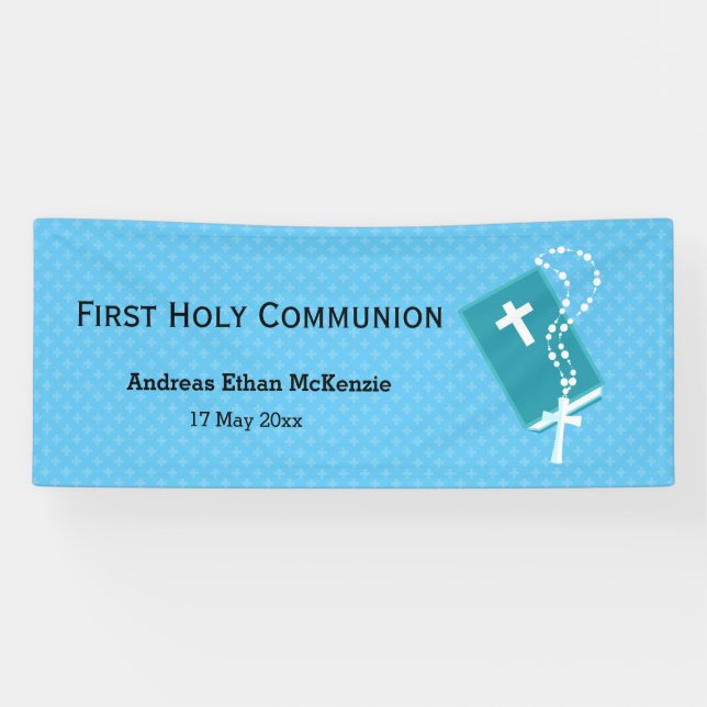 Banderoles Christening * choisir la couleur de l'arrière - pl (Horizontal)