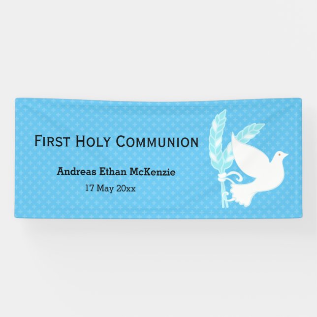 Banderoles Christening * choisir la couleur de l'arrière - pl (Horizontal)