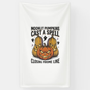 Banderoles Citation de citrouille d'Halloween Jack O Lantern
