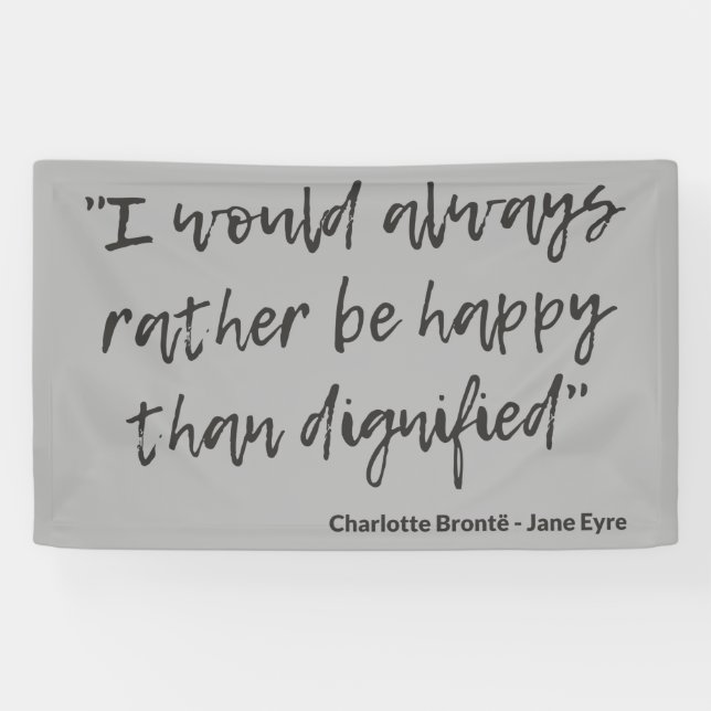 Banderoles Citation de Jane Eyre I (Horizontal)