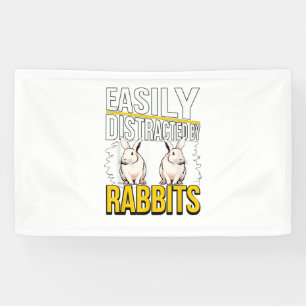 Banderoles Citation De Lapin Facilement Distraite Par Les Lap