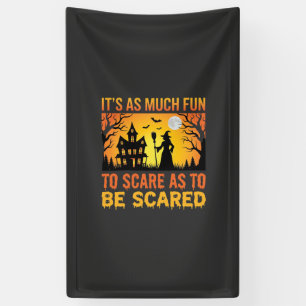 Banderoles Citation de sorcière de maison hantée Halloween