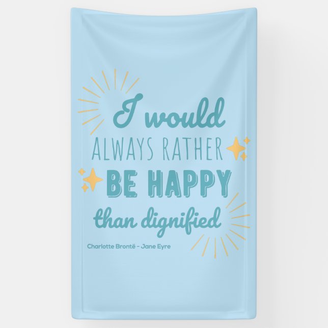 Banderoles Citation Jane Eyre I - Blue Edition (Vertical)