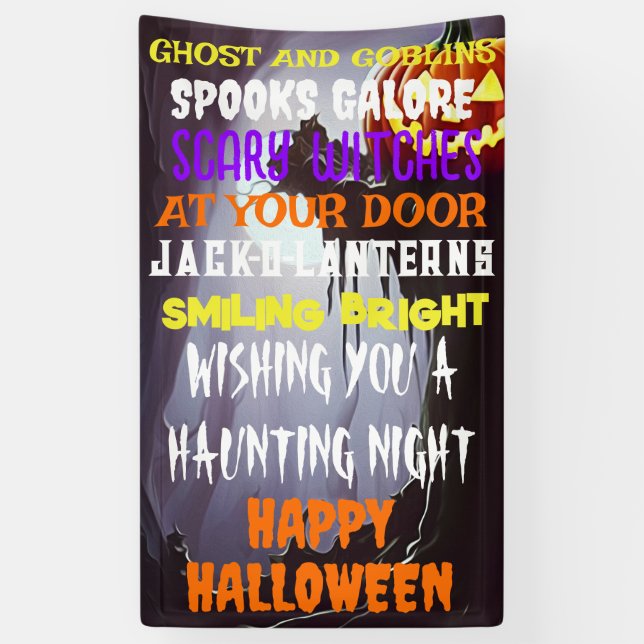 Banderoles Citation nocturne de Ghost et Goblins (Vertical)