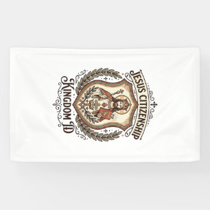 Banderoles Citoyenneté de Jésus Royaume ID Citoyenneté de Jés