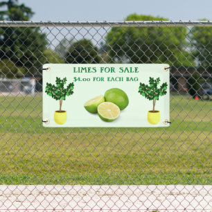 Banderoles Citrons Personnalisés Pour Vente Étalage De Fruits