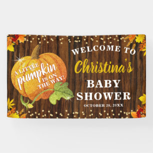 Banderoles Citrouille de Parties scintillant rustique Automne