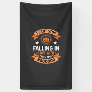 Banderoles Citrouille d'Halloween tombant amoureuse