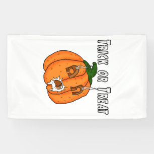 Banderoles Citrouille drôle cadeau vilain farce Halloween