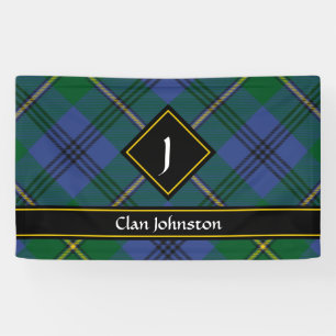 Banderoles Clan Johnston Tartan Banner