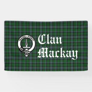 Banderoles Clan Mackay Crest Badge et Tartan