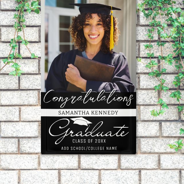 Banderoles Classe De Graduation Photo Des Congrès Noirs 2025  (Créateur téléchargé)