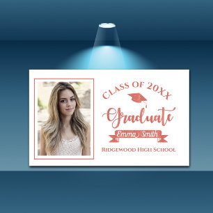 Banderoles Classe D'Or Rose De 2024 De Mets Faux