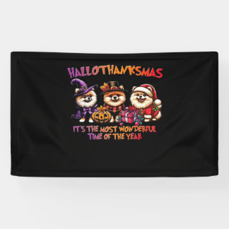 Banderoles Classi de Noël d'Halloween de Poméranie
