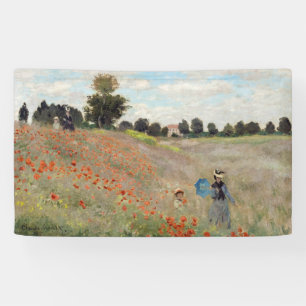 Banderoles Claude Monet - Champ de pavot