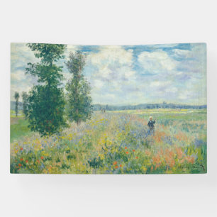 Banderoles Claude Monet - Champs de pavot près d'Argenteuil (