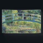 Banderoles Claude Monet - Etang Lily et Pont Japonais<br><div class="desc">L'étang Lily et le pont japonais / Le Bassin aux nympheas - Claude Monet,  1899</div>