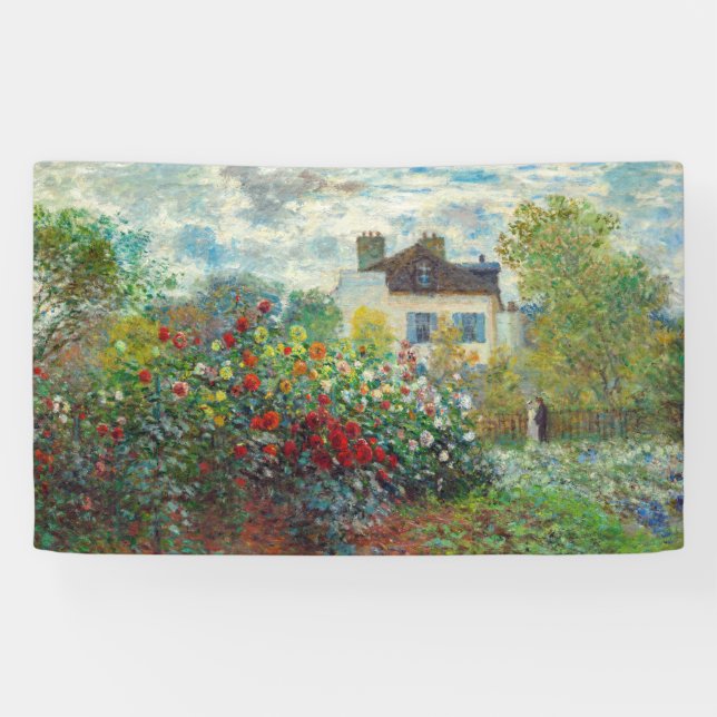Banderoles Claude Monet - Le Jardin de l'Artiste à Argenteuil (Horizontal)
