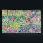 Banderoles Claude Monet - Le jardin d'Iris à Giverny<br><div class="desc">Jardin d'Iris à Giverny / Jardin d'Artiste à Giverny - Claude Monet,  1899-1900</div>
