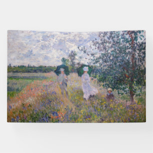 Banderoles Claude Monet - Promenade près d'Argenteuil