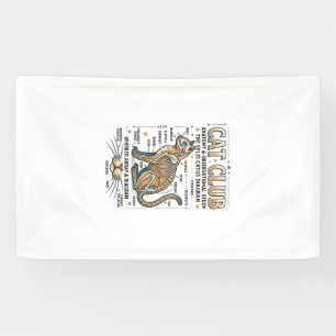 Banderoles Club Chat Anatomie du Chat Diagramme Scientifique