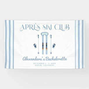 Banderoles Club de Bachelorette de l'après-ski d'hiver