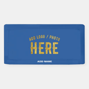 BANDEROLES COBALT BLEU MODERNE ET MODERNE VÉRIFIÉ MARQUE