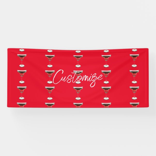 Banderoles Cocktail Big Red Margarita Boire Thunder_Cove (Horizontal)