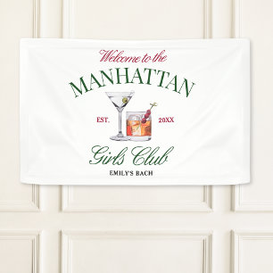 Banderoles Cocktails Classy Green & Red Girl's Club