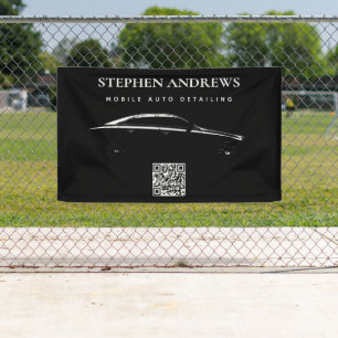 Banderoles Code QR de logo de réparation automatique de netto