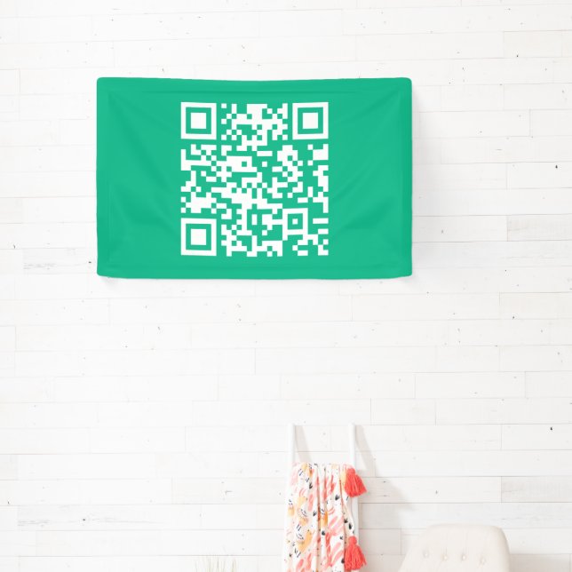 Banderoles Code QR modifiable Générez le vôtre |  Vert sarcel (Insitu)