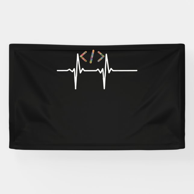 Banderoles Coders Funny | Codage du programmeur de logiciel i (Horizontal)