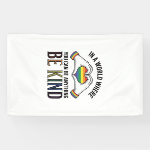 Banderoles Cœur Arc-en-ciel Mains Vintage Design Vectoriel So