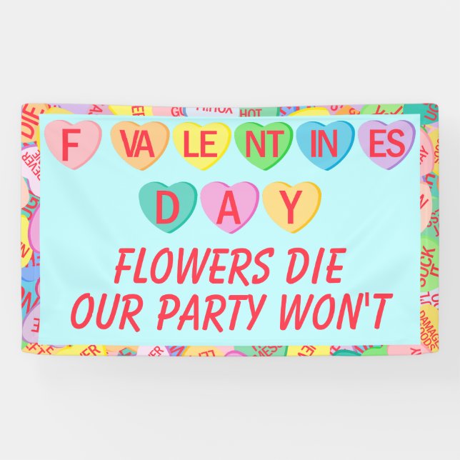 Banderoles Coeurs de bonbons V. 2.0 (Horizontal)