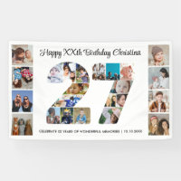 Collage de photos numéro 27 pour fête d'anniversai