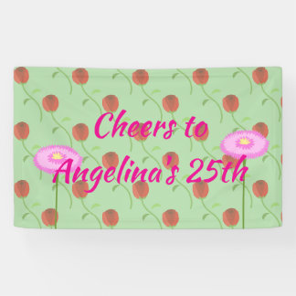 Banderoles Collection de fleurs d'anniversaire
