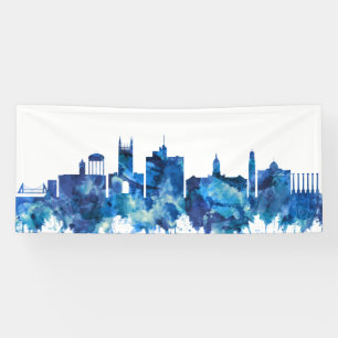Banderoles Columbia Missouri Skyline Blue