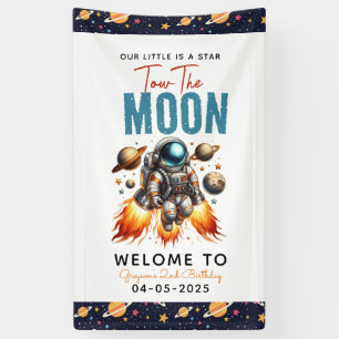 Banderoles commencer à remorquer la lune 2e Anniversaire Espa