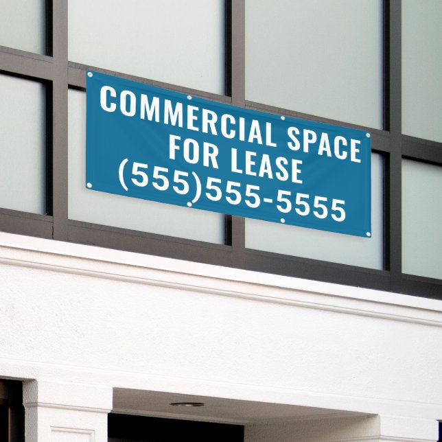 Banderoles Commercial Space for Lease Banner (Bâtiment extérieur)