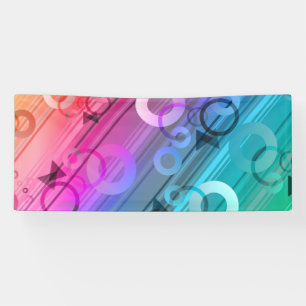 Banderoles Composition Abstraite