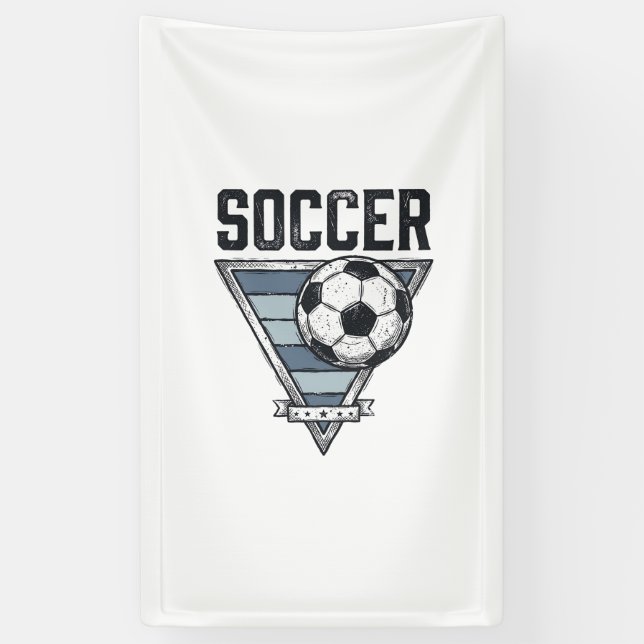 Banderoles Conception de chemise de badge de triangle de ball (Vertical)