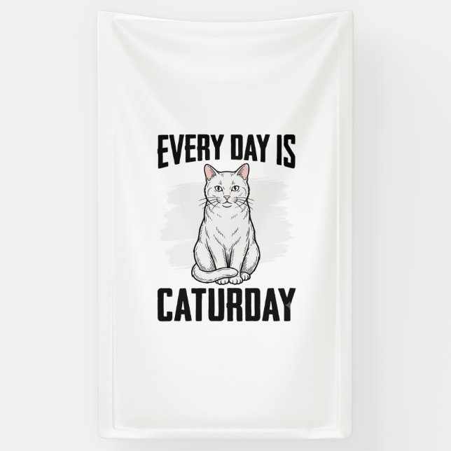 Banderoles Conception de chemise drôle pour amateur de chat d (Vertical)